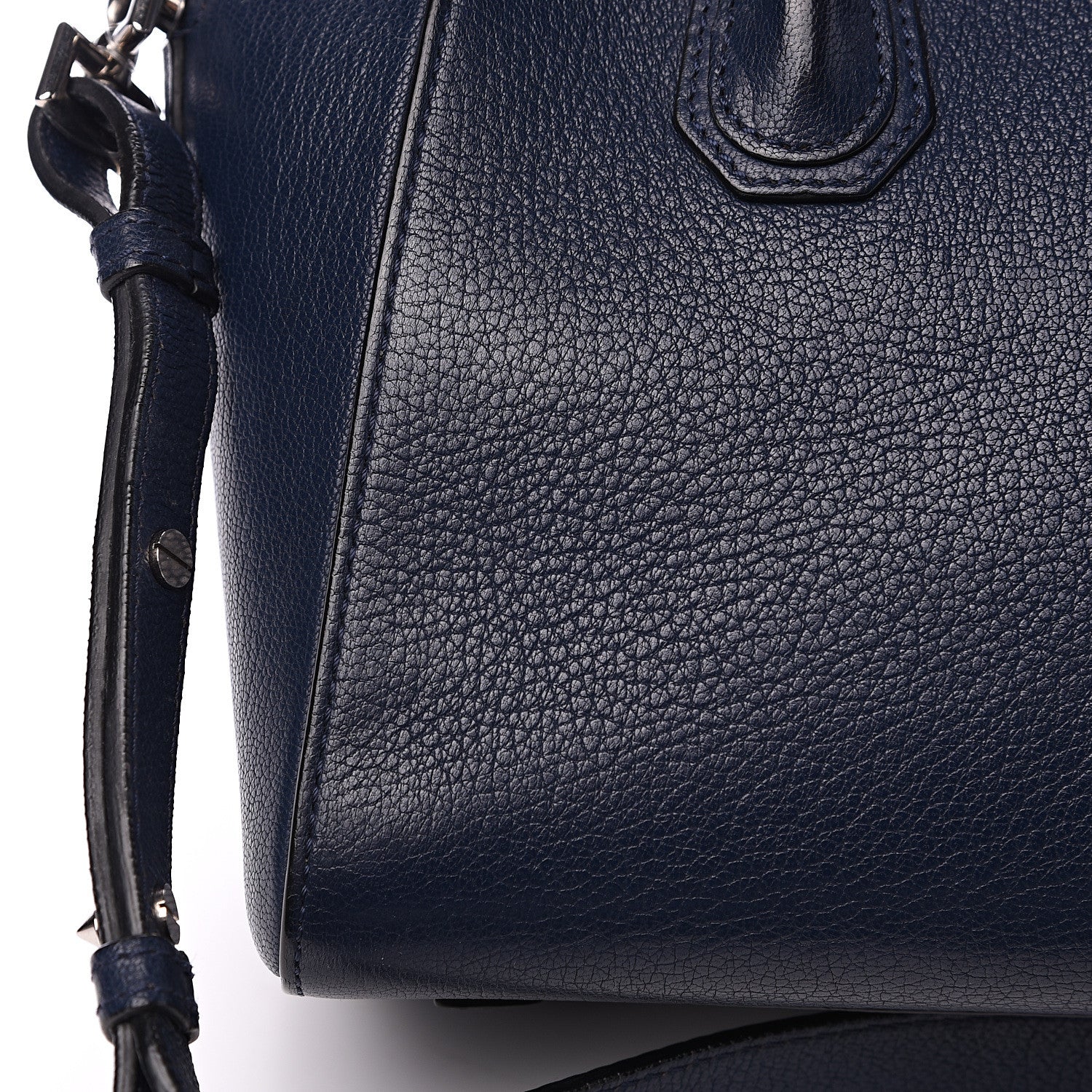 Givenchy Sugar Goatskin Mini Antigona Navy 9 of 13