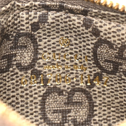 Gucci X BALENCIAGA GG Supreme Monogram Logo Card Case With Strap Beige Ebony 6 of 11