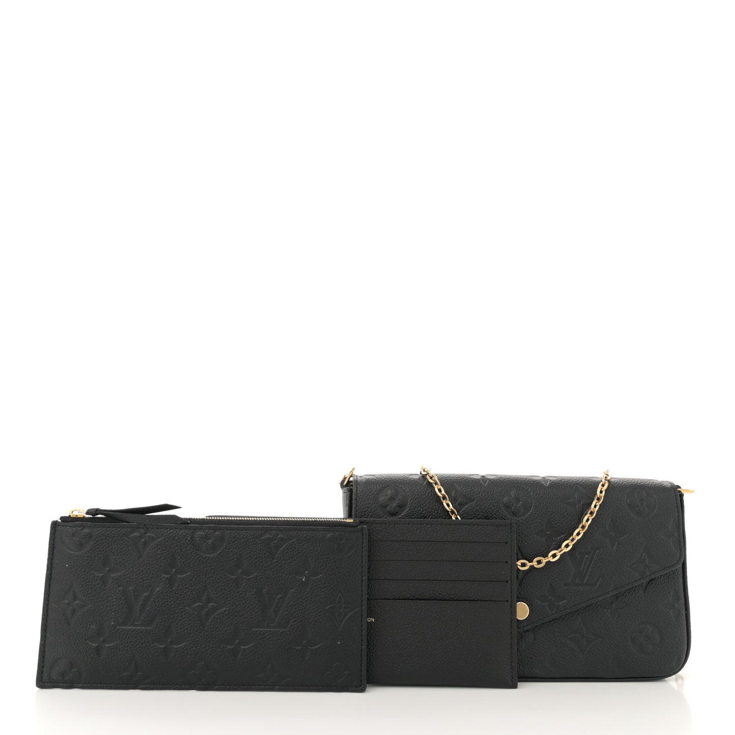 Empreinte Pochette Felicie Chain Wallet Black