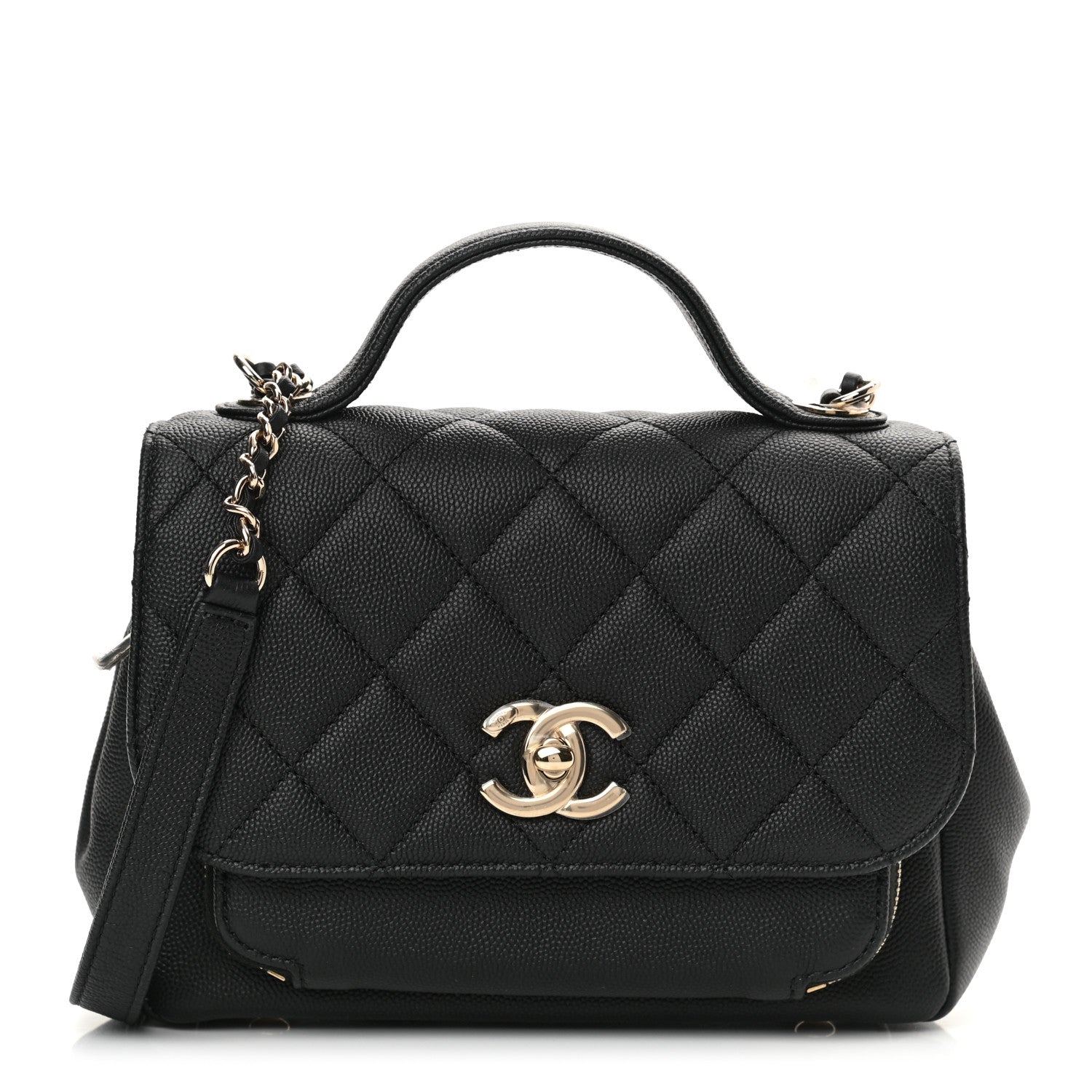Chanel Caviar Quilted Small Business Affinity Flap Black 1 of 11
