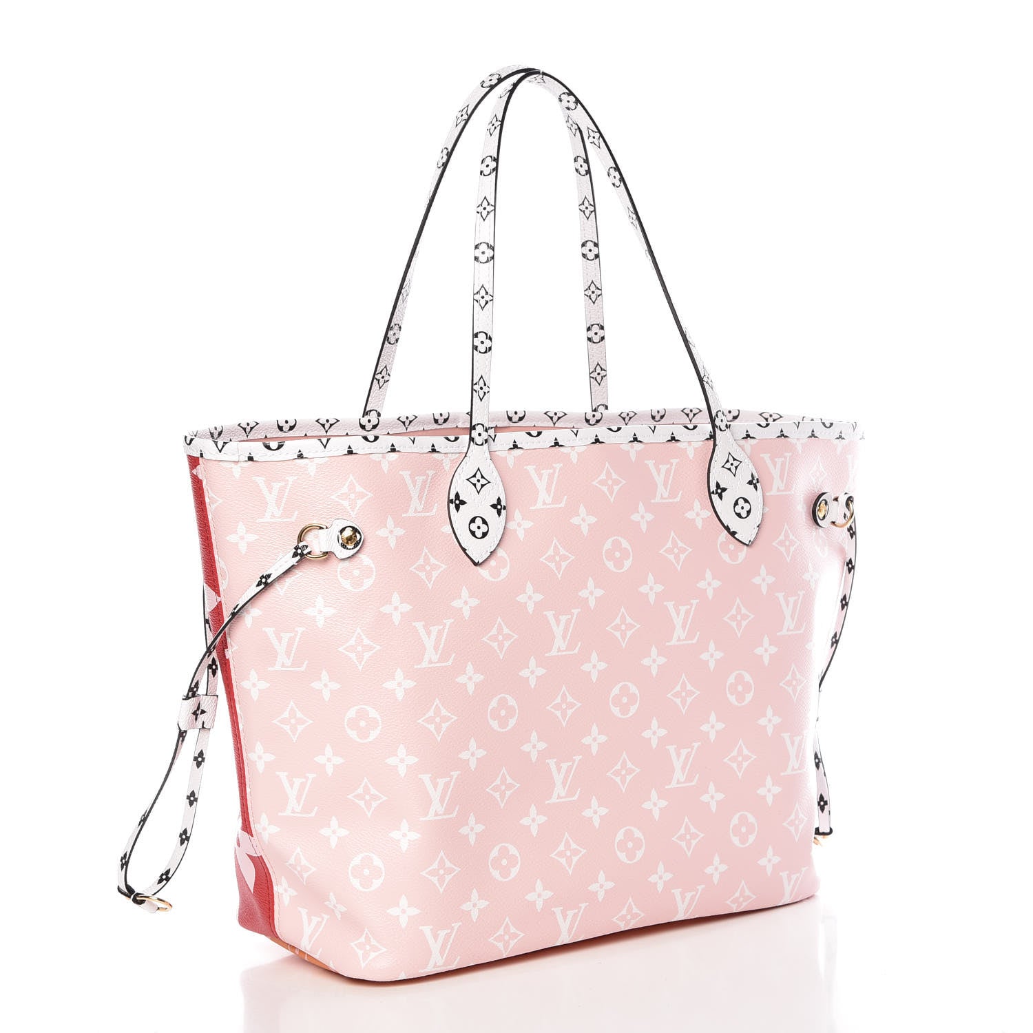 Louis Vuitton Monogram Giant Neverfull MM Rouge 4 of 12