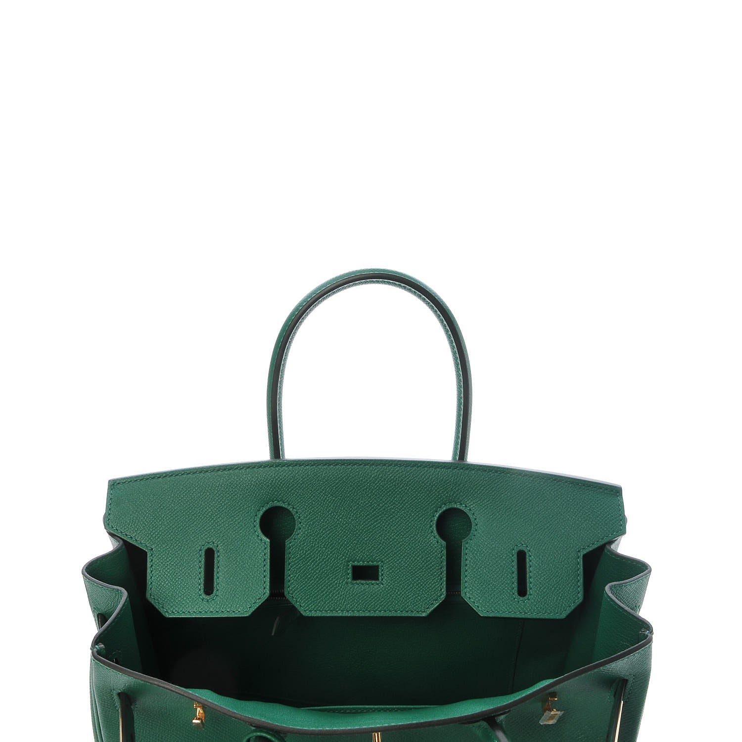 Hermes Epsom Birkin 30 Vert Vertigo 25 of 35