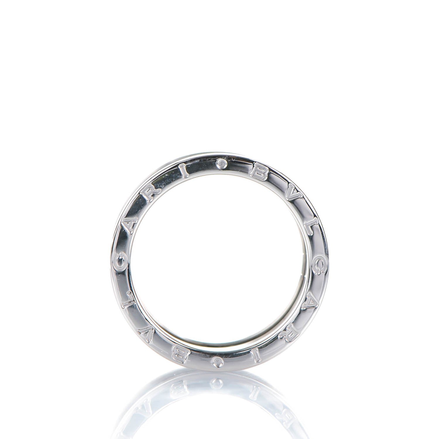 Bulgari 18K White Gold B.Zero1 Four-Band Ring 62 10 4 of 6