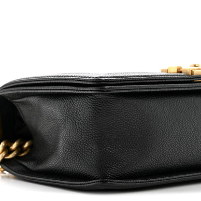 Chanel Caviar Quilted Medium Boy Flap Black 9 of 15