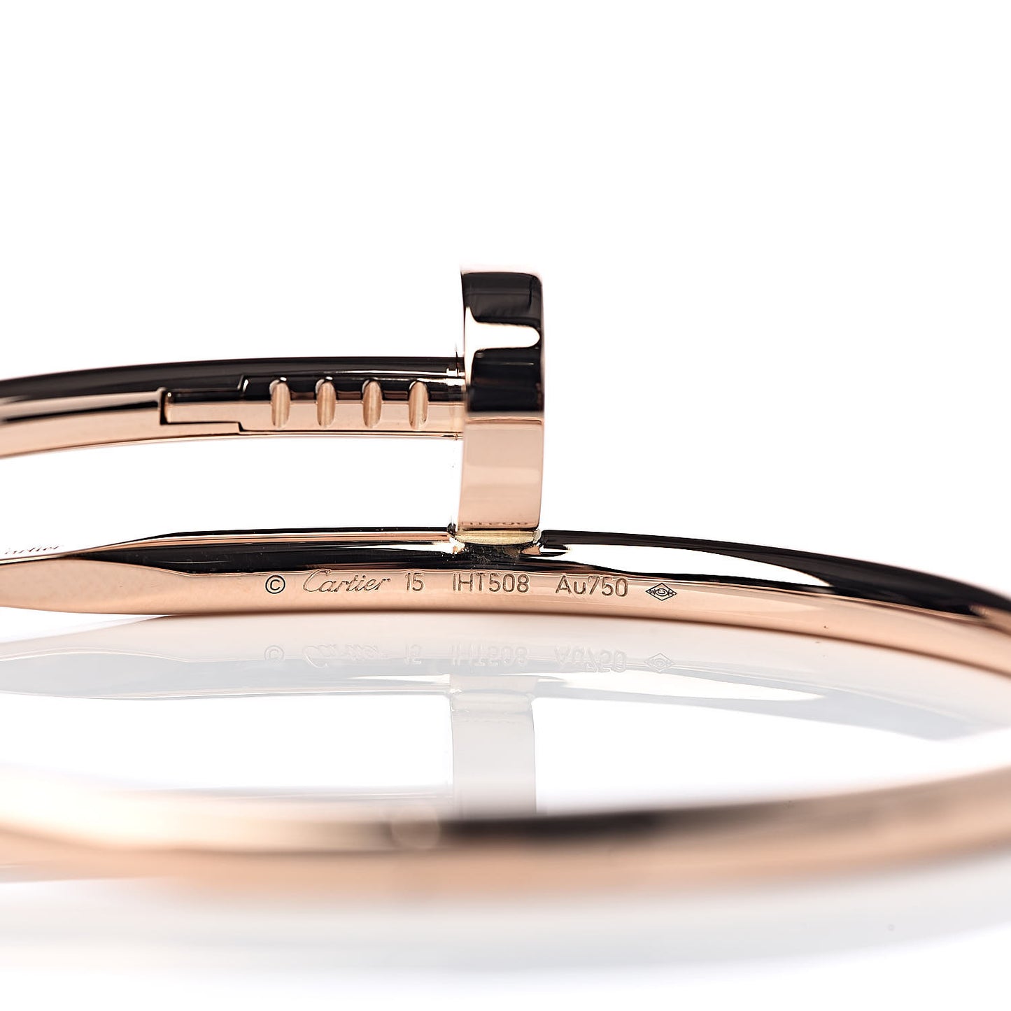 18K Pink Gold Juste Un Clou Bracelet 15