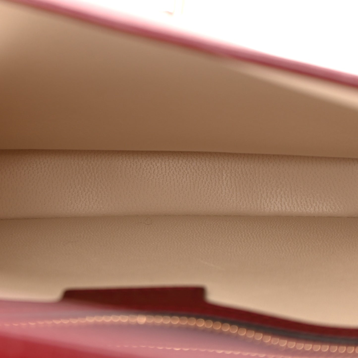 Patent Calfskin Small Jackie Shoulder Bag Rosso
