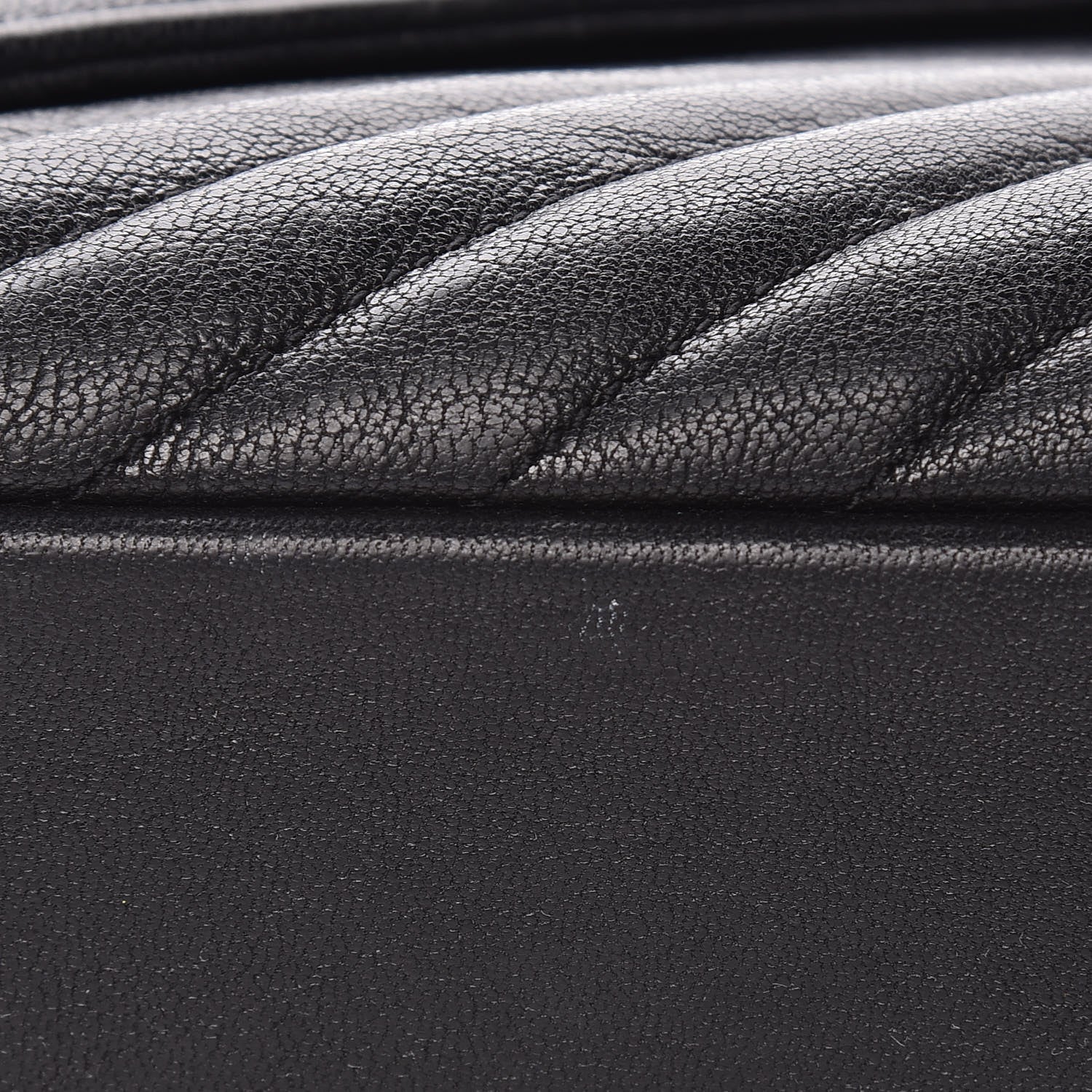 Saint Laurent Sheepskin Matelasse Chevron Monogram Large College Satchel Black 19 of 23