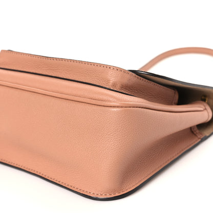 Louis Vuitton Grained Calfskin Lockme Chain Bag PM Rose Silk 8 of 8