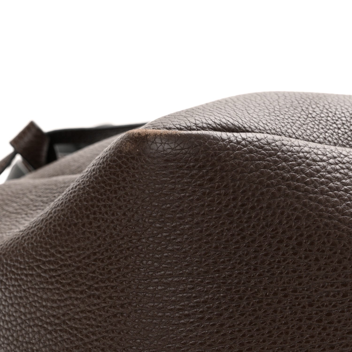 Prada Vitello Daino Drawstring Bag Brown 11 of 15