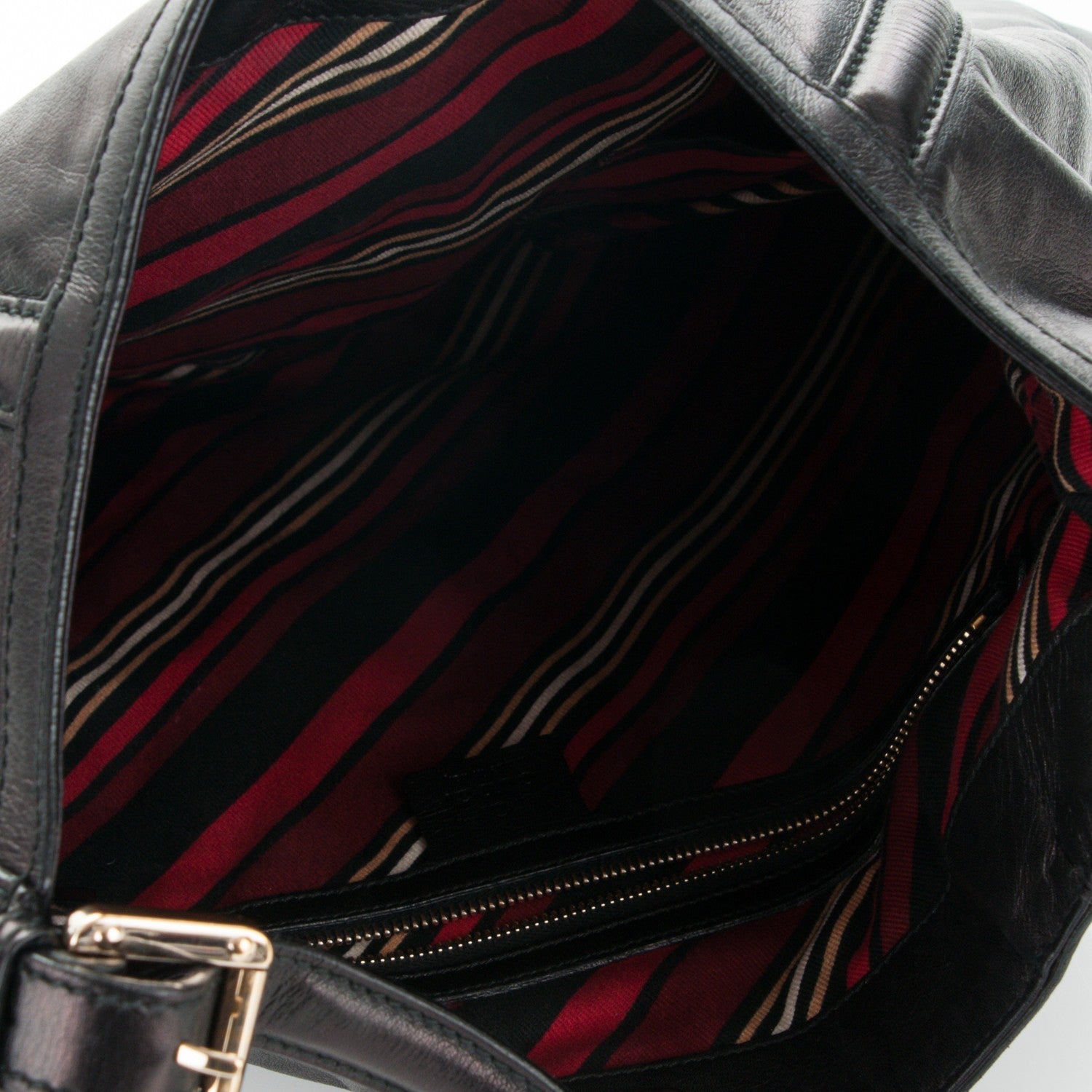 Gucci Calfskin Medium Britt Hobo Black 5 of 7