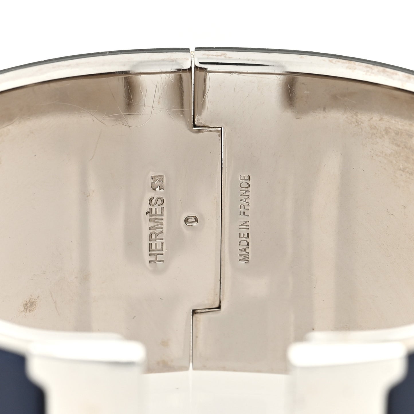Enamel Extra Wide Clic Clac H Bracelet PM Belu Nuit