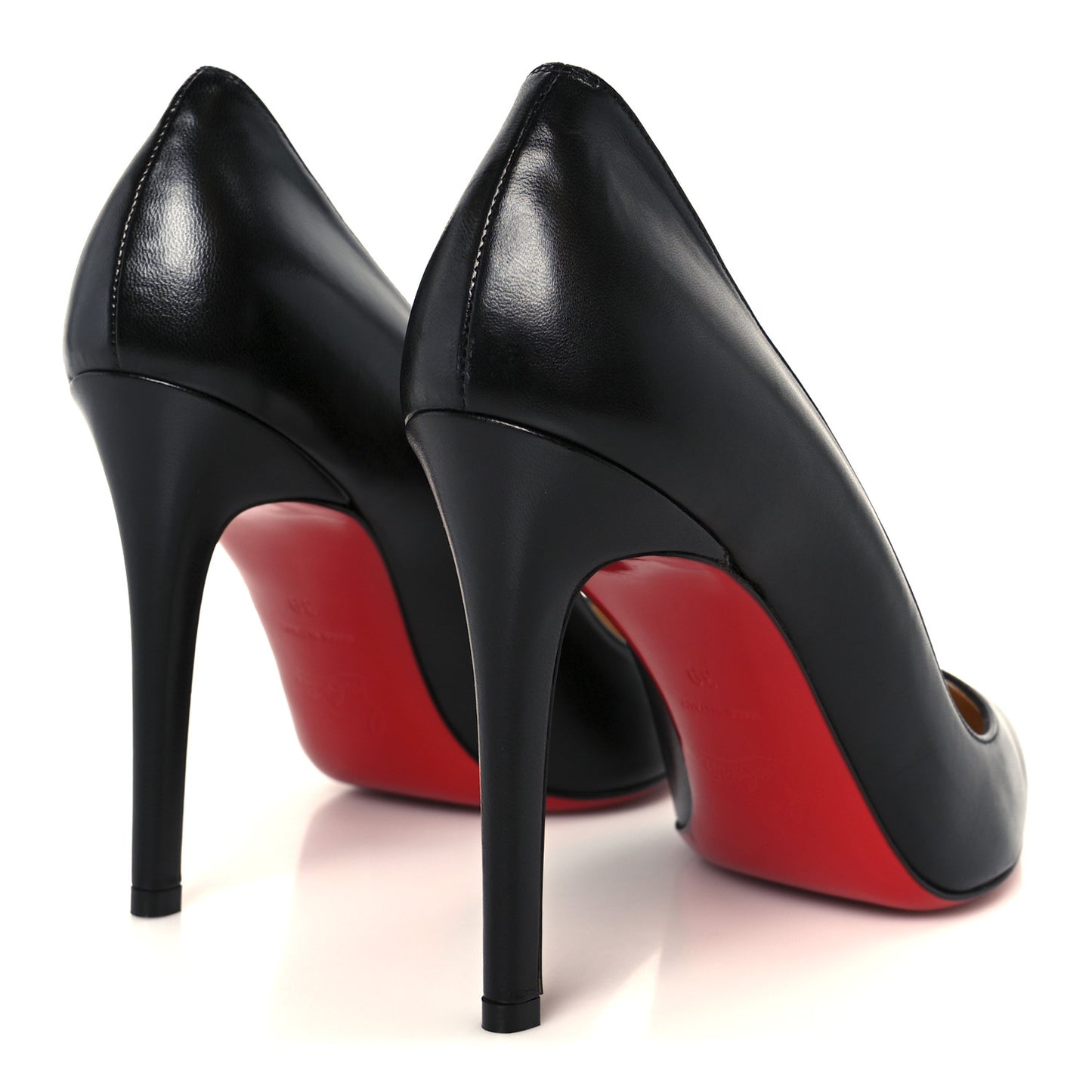 Shiny Nappa Pigalle 100 Pumps 39 Black