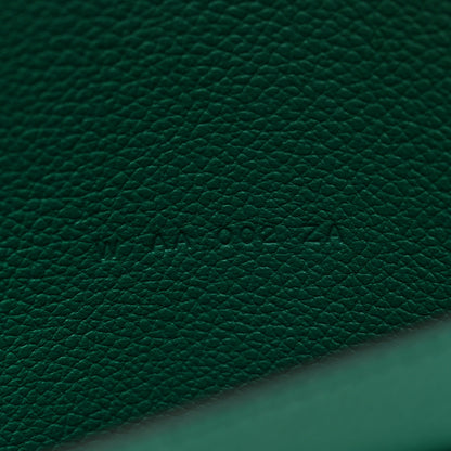 Hermes Evercolor Verso RMS Toutenmain Wallet Bleu Zanzibar Vert Vertigo 7 of 7