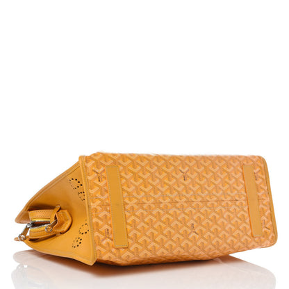 Goyard Goyardine Sac Hardy Pet Carrier PM Yellow 5 of 12