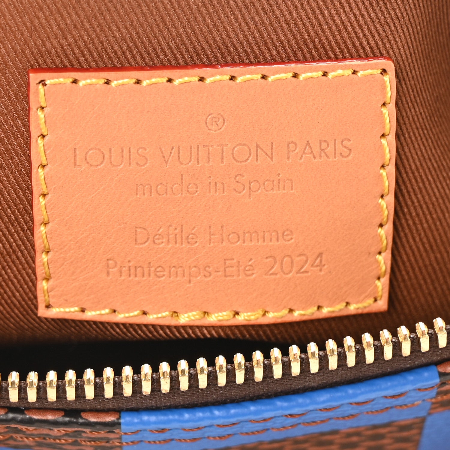 Louis Vuitton Damier Pop Speedy Bandouliere 25 Blue 6 of 9
