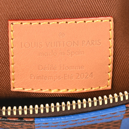 Louis Vuitton Damier Pop Speedy Bandouliere 25 Blue 6 of 9