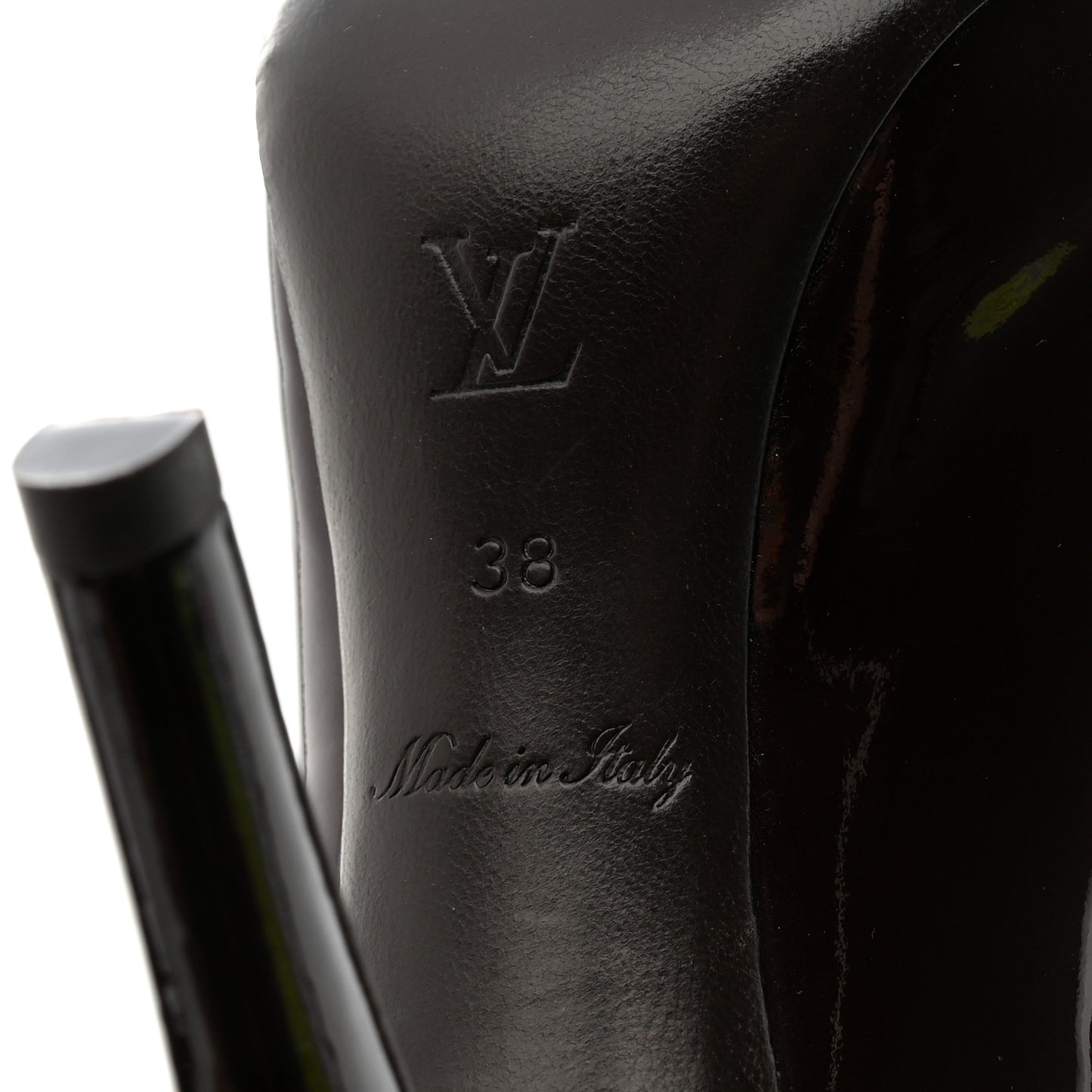 Patent Calfskin Oh Really Peep Toe Pumps 38 Amarante