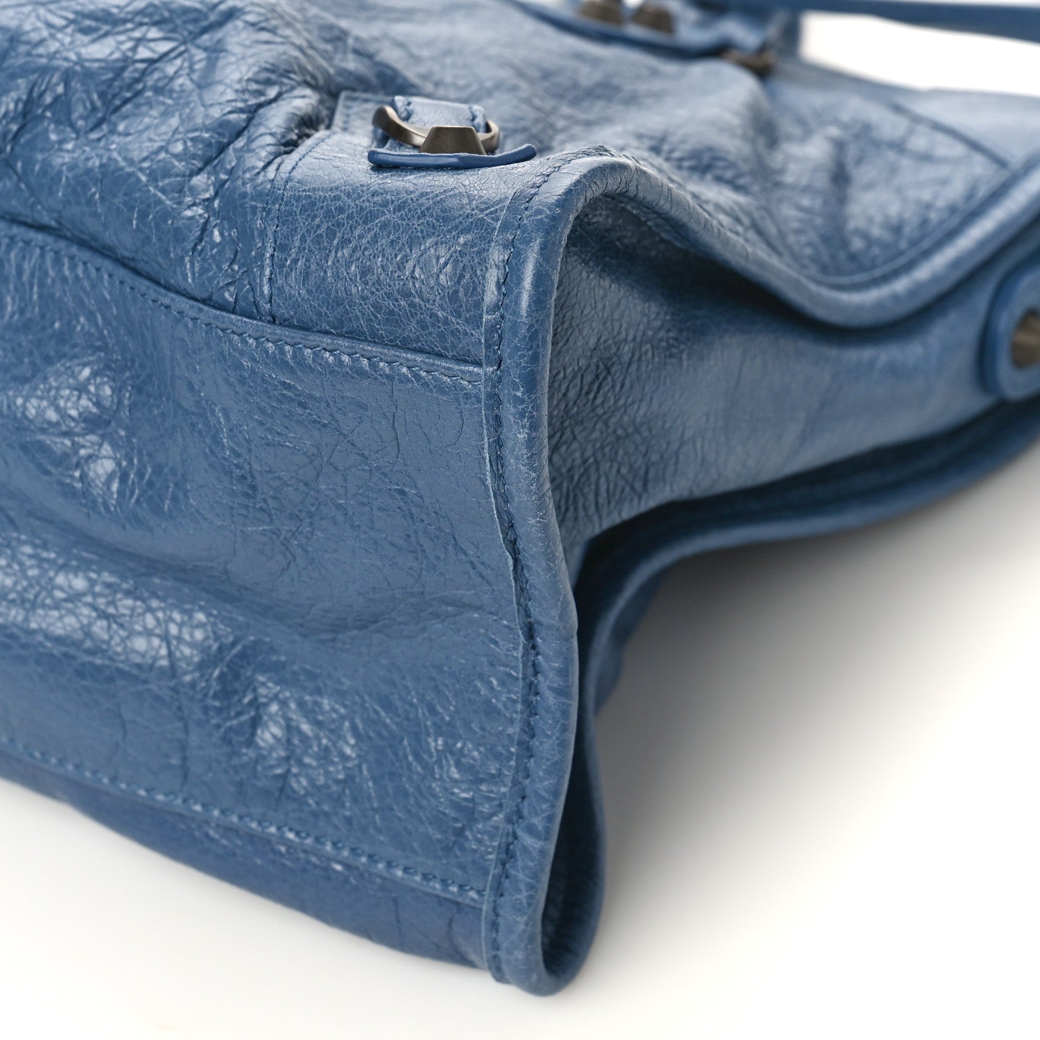 Balenciaga Agneau Classic Hardware City Bleu Persan 8 of 9