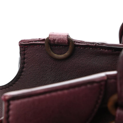 Balenciaga Used Calfskin Rust Hardware Neo Classic City Burgundy 14 of 21