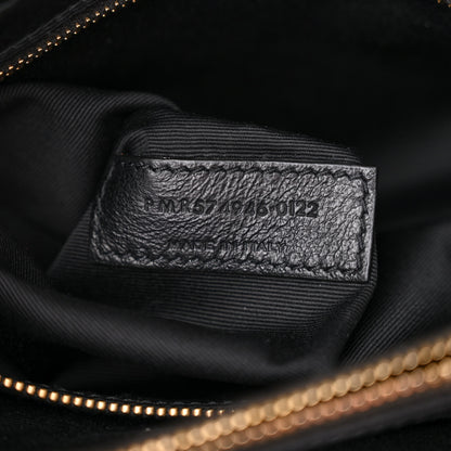 Saint Laurent Calfskin Y Quilted Monogram Medium Loulou Chain Satchel Black 7 of 11