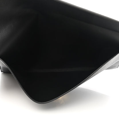 Alexander McQueen Calfskin Skull Envelope Clutch Black 5 of 10