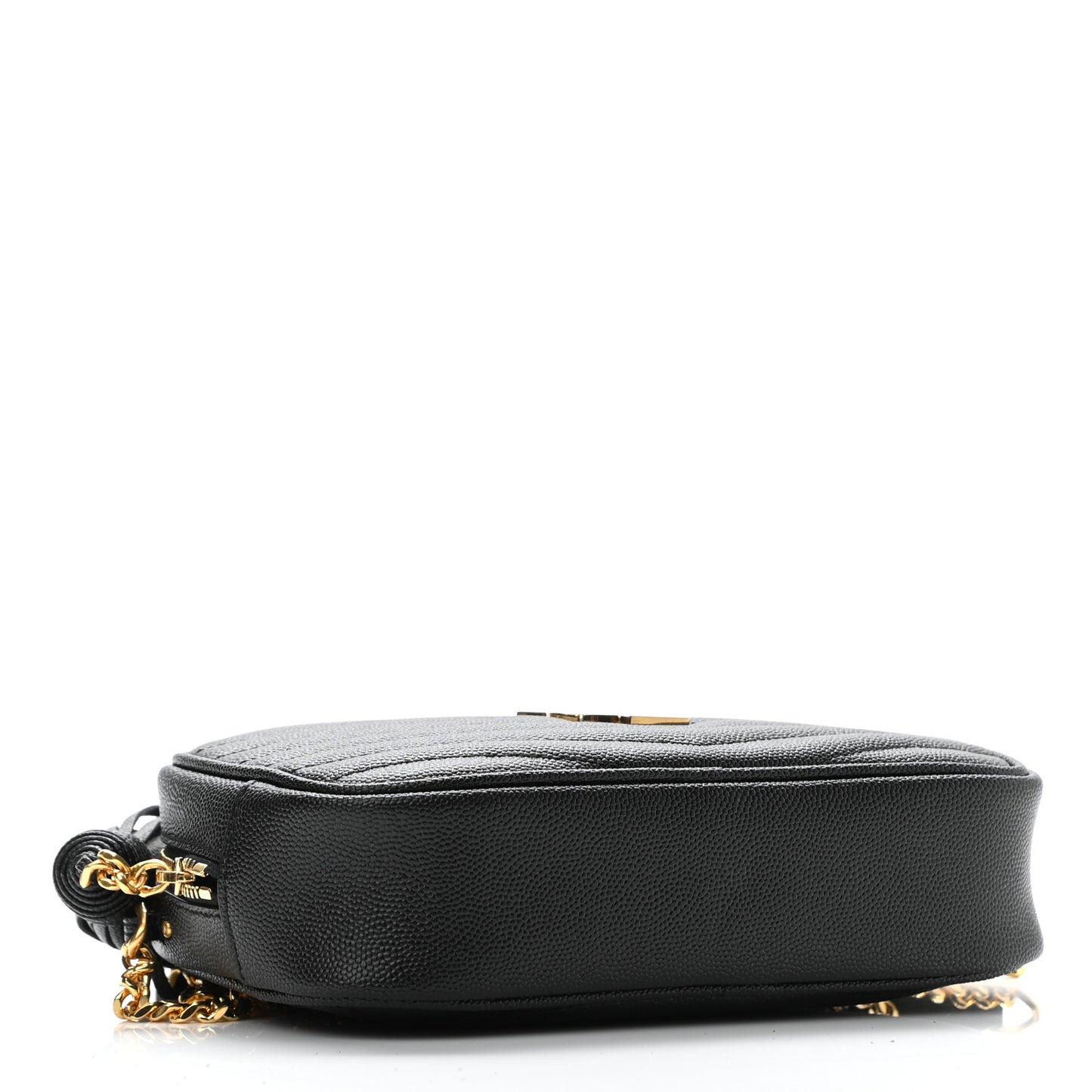 Grain De Poudre Matelasse Monogram Mini Lou Camera Bag Black