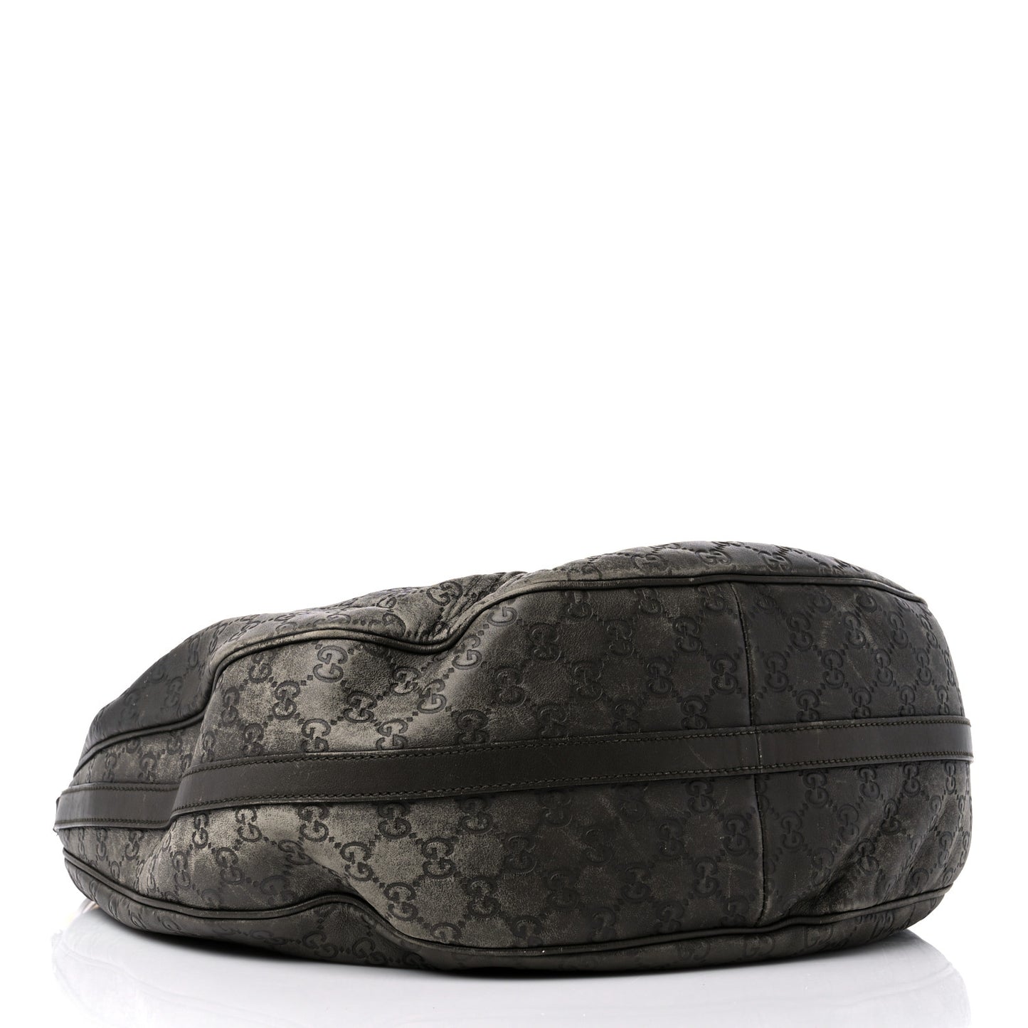 Guccissima Large GG Twins Hobo Olive Green