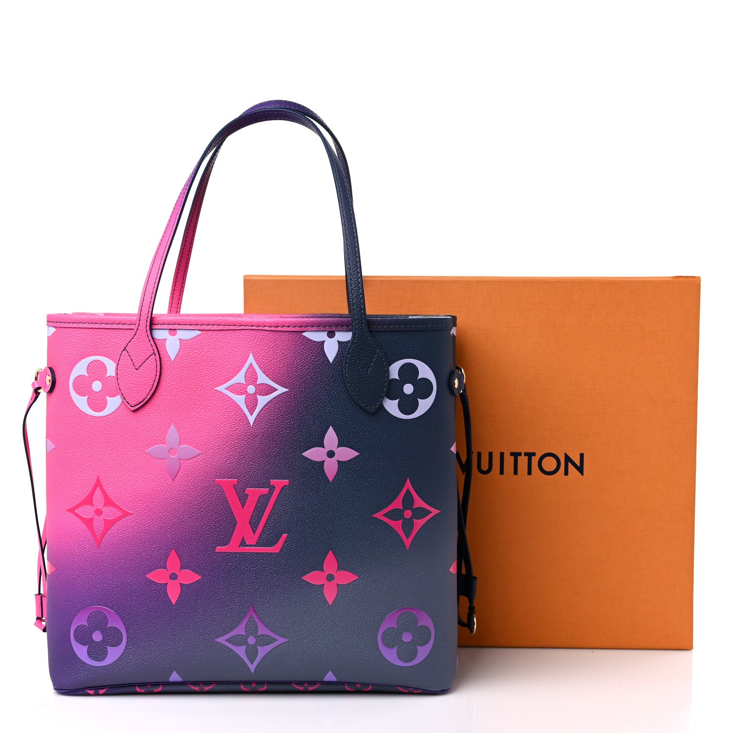 Louis Vuitton Monogram Giant Spring In The City Neverfull MM Midnight Fuchsia 9 of 9