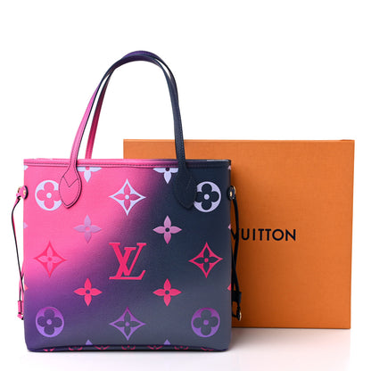 Louis Vuitton Monogram Giant Spring In The City Neverfull MM Midnight Fuchsia 9 of 9