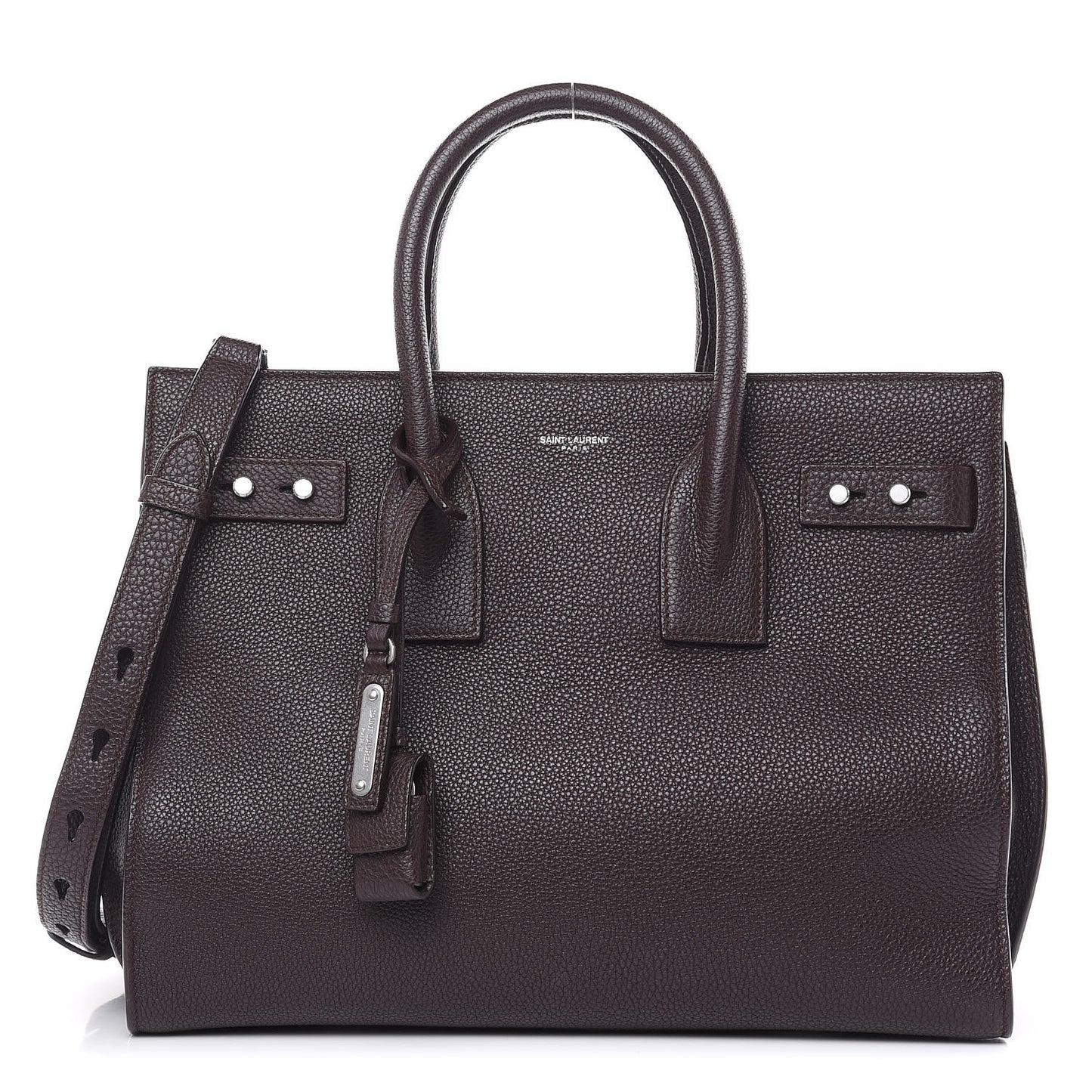 Grained Calfskin Small Supple Sac De Jour Armaranto