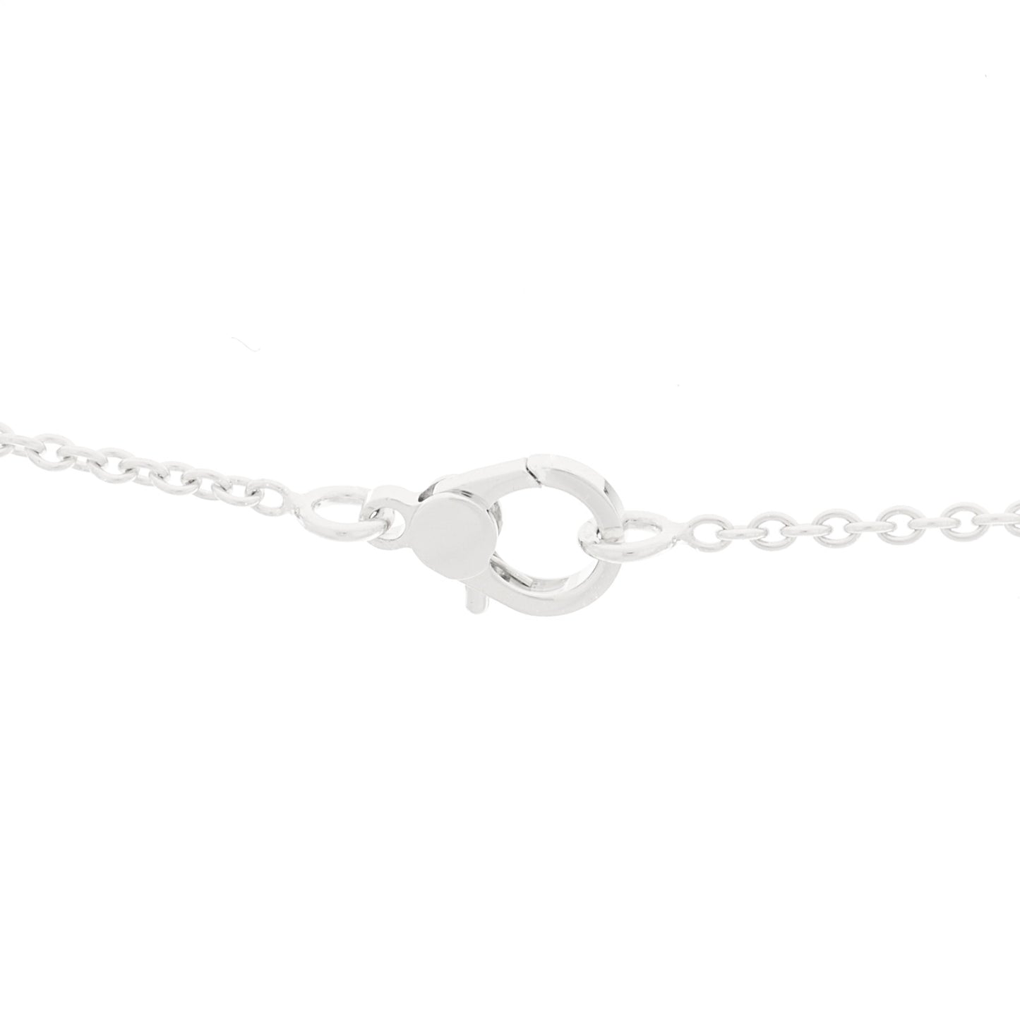18K White Gold Diamond Finesse Pendant Necklace