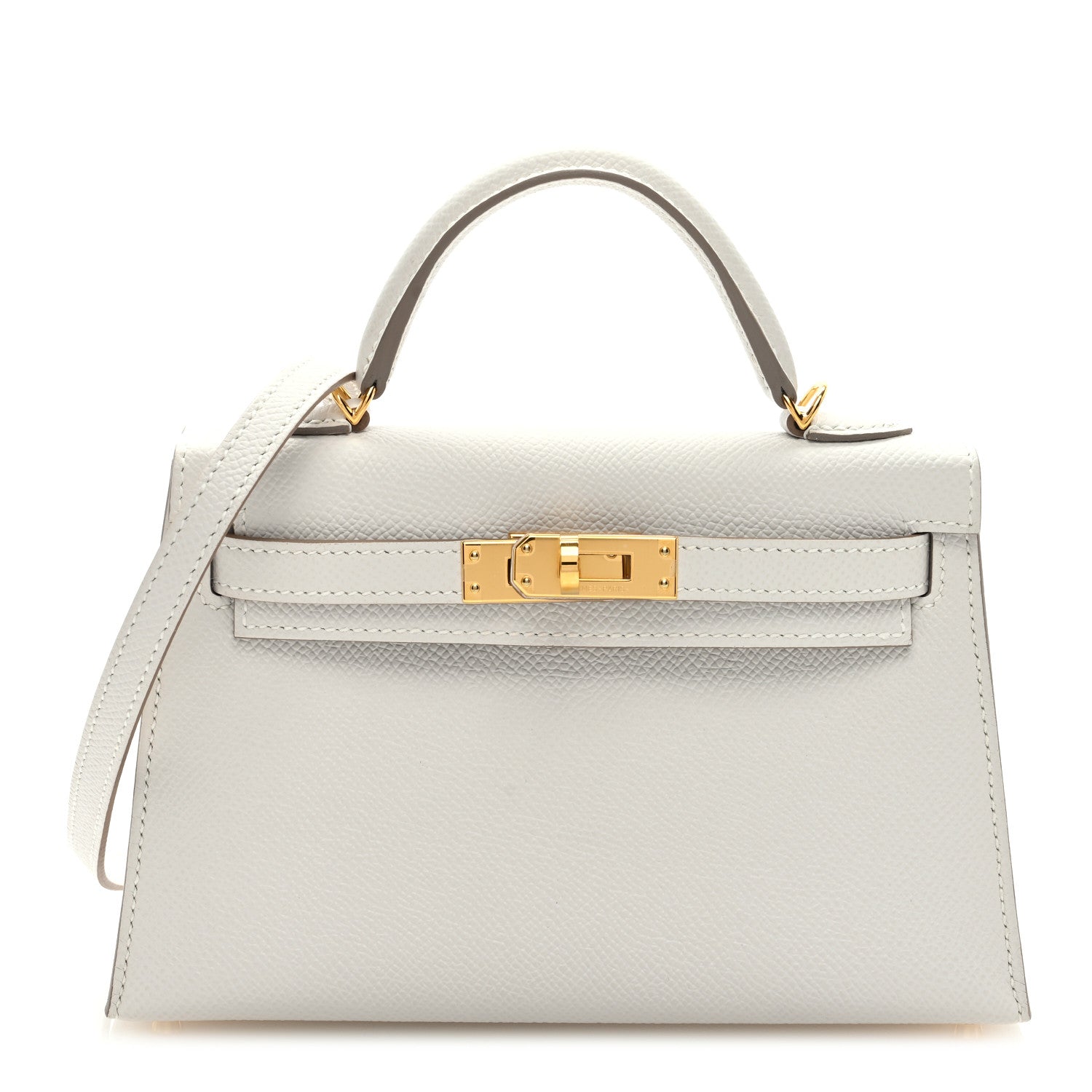 Hermes Epsom Mini Kelly Sellier 20 Gris Pale 1 of 10