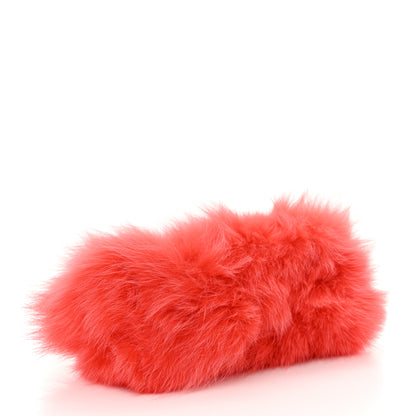 Fendi Fox Fur Shiny Nappa Small Fendi First Papavero 4 of 10