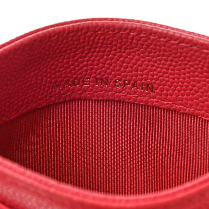 Chanel Caviar Quilted Card Holder Red 7 of 8