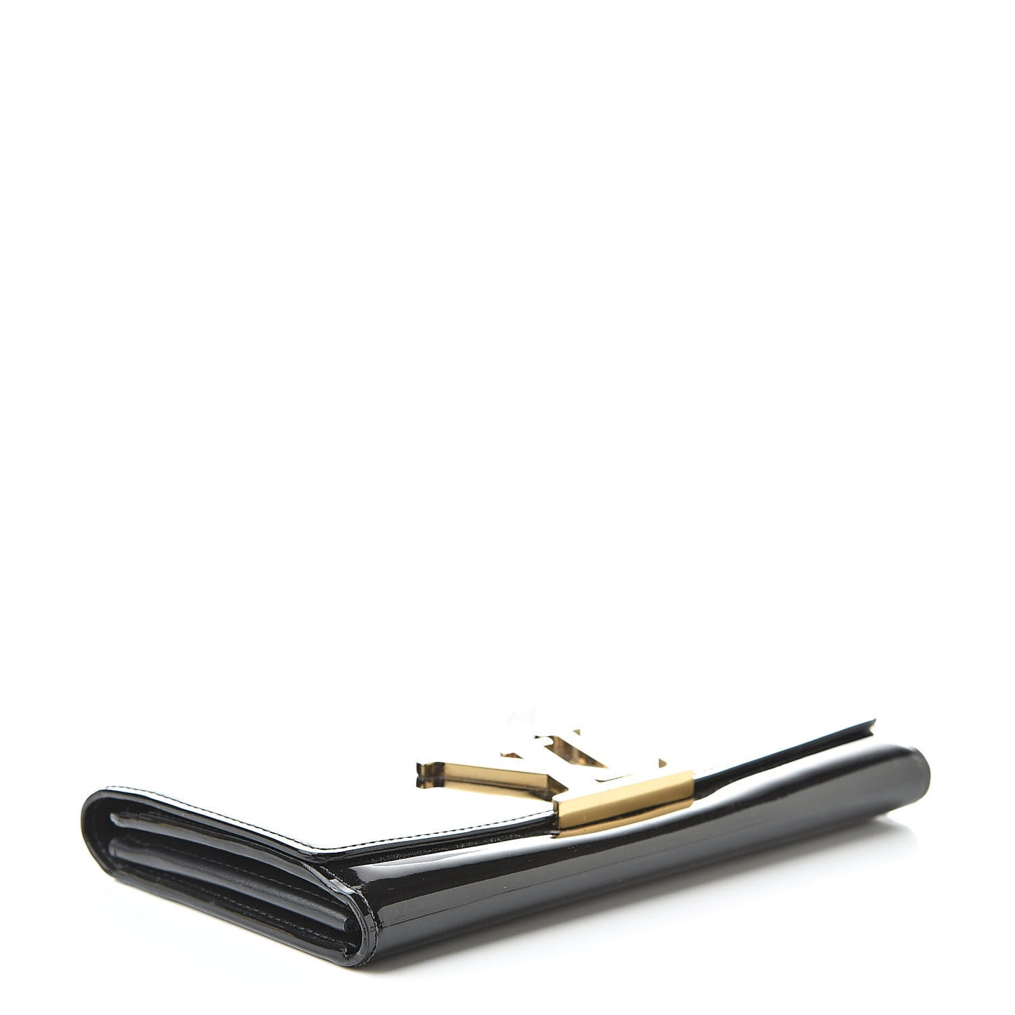 Patent Louise Wallet Black
