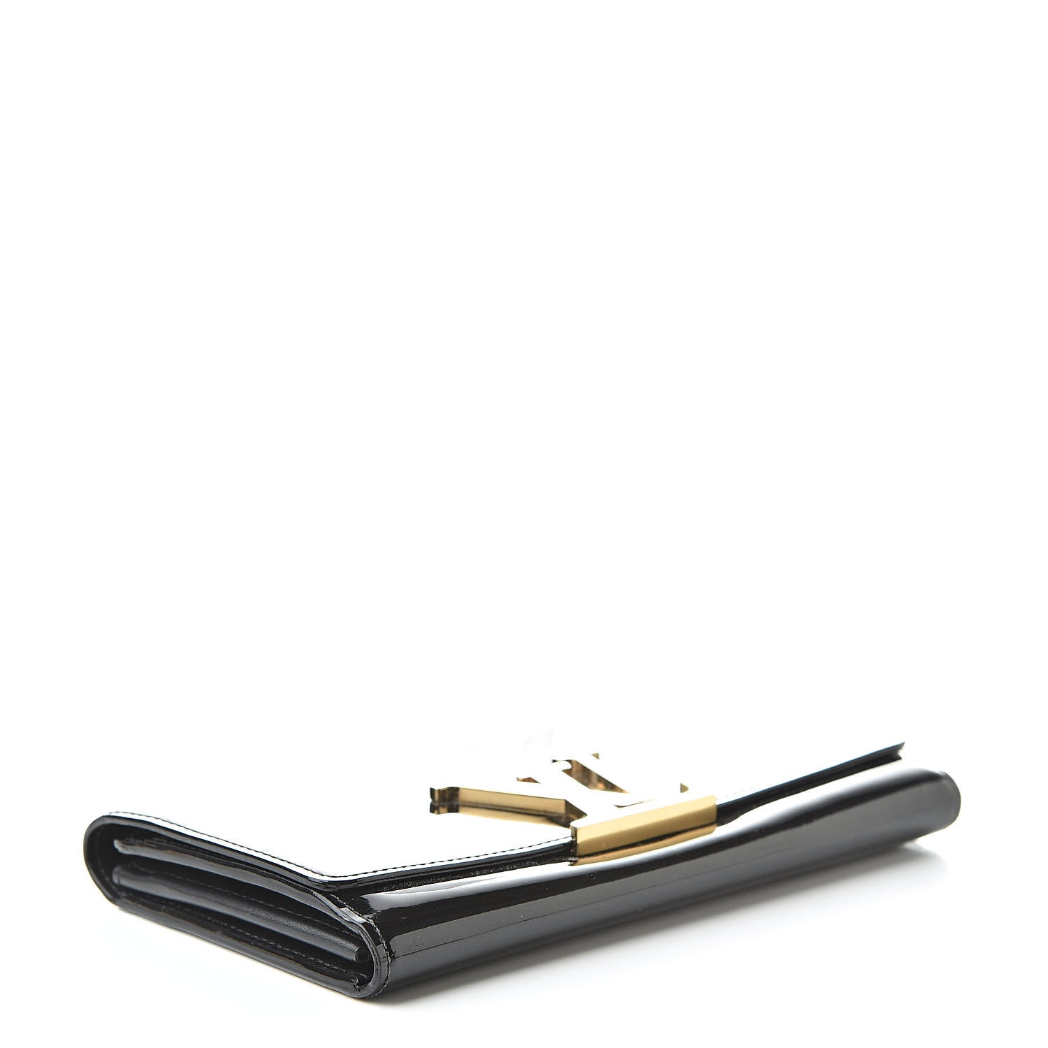 Louis Vuitton Patent Louise Wallet Black 4 of 7