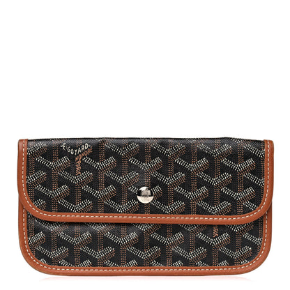 Goyard Goyardine Pouch Black Gold 1 of 14