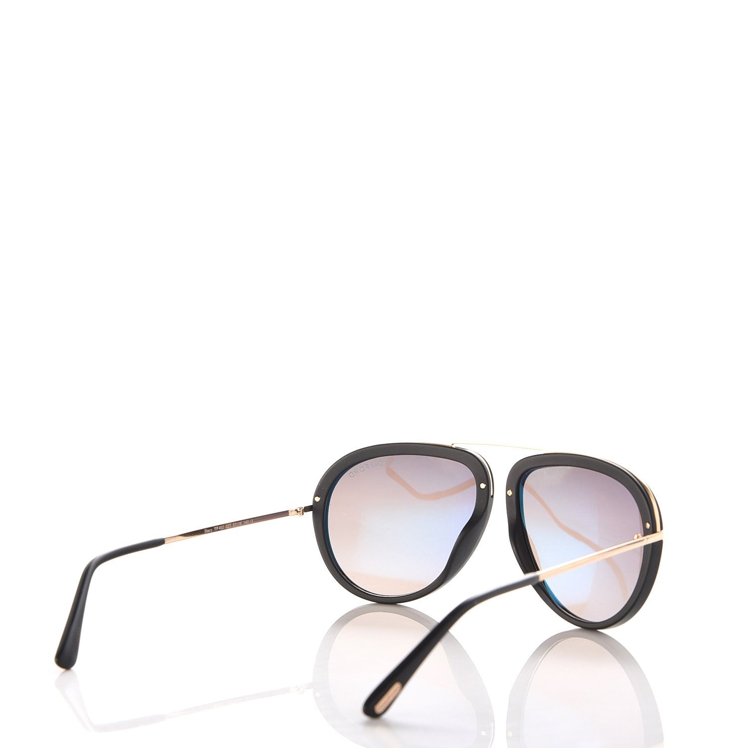 Tom Ford Stacy Aviator Sunglasses TF452 Black 4 of 8