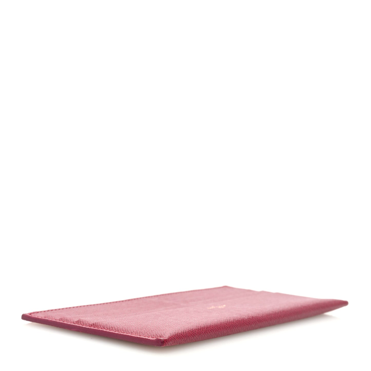Calfskin Felicie Card Holder Insert Fuchsia