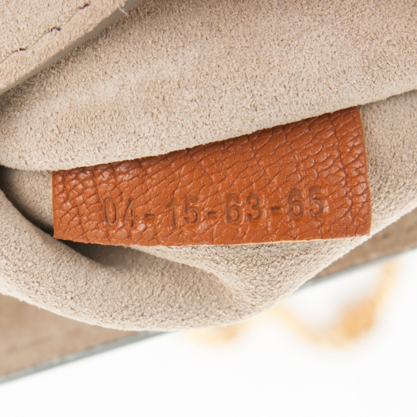 Grained Lambskin Drew Shoulder Bag Caramel