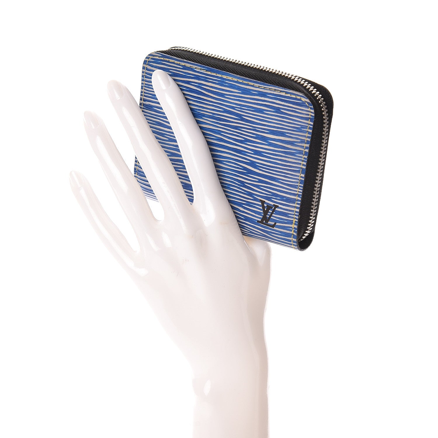 Louis Vuitton Epi Zippy Coin Purse Denim Light 2 of 7