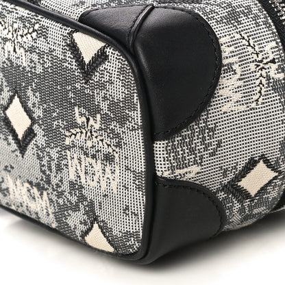 MCM Vintage Jacquard Monogram Rockstar Vanity Case Grey 8 of 8