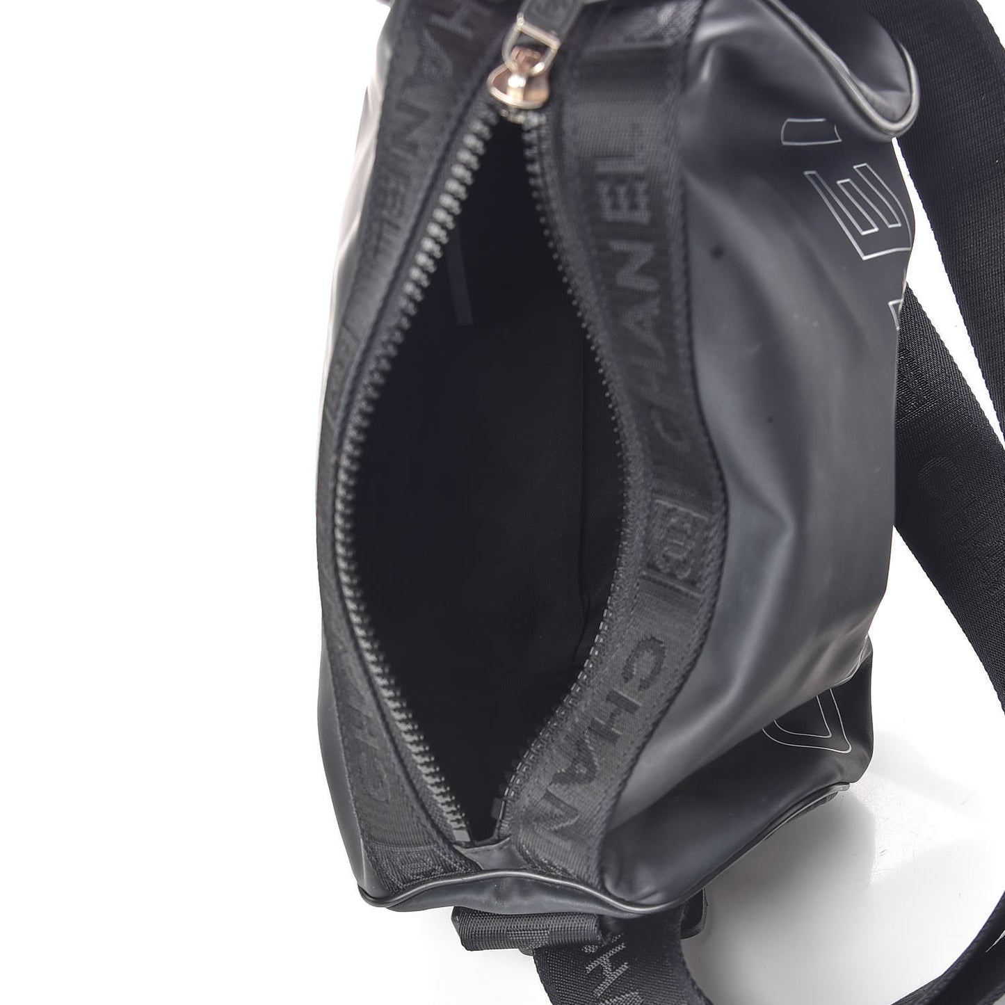 Rubber Nylon Small Sport Duffle Black