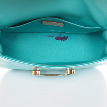 Louis Vuitton Vernis Bellflower PM Blue Lagon 5 of 7