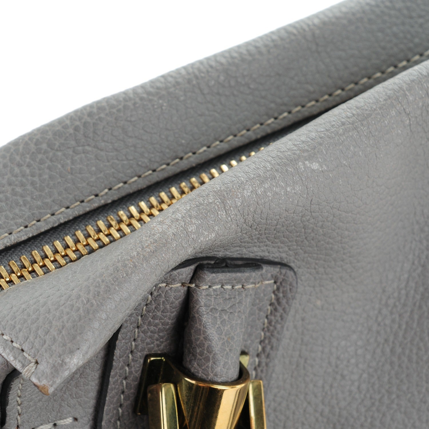 Chloe Calfskin Small Paraty Cashmere Grey 9 of 10