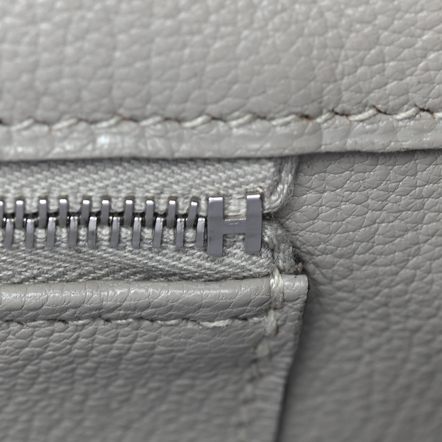 Hermes Taurillon Clemence Birkin 35 Gris Tourterelle 19 of 33