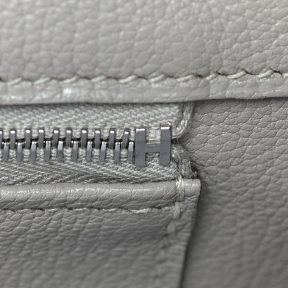Hermes Taurillon Clemence Birkin 35 Gris Tourterelle 19 of 33