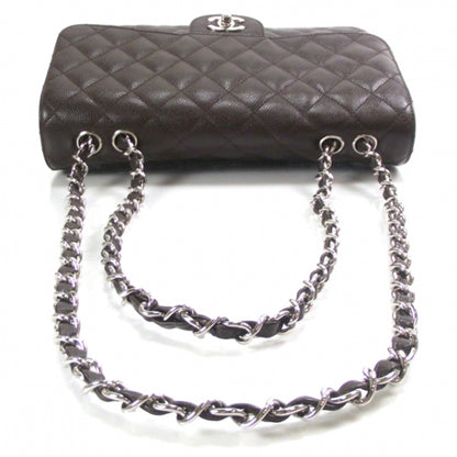 Chanel Caviar Jumbo Flap Dark Brown 5 of 14