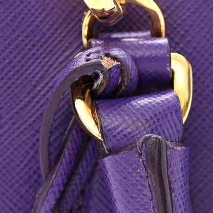 Prada Saffiano Lux Small Promenade Tote Bluette Viola 12 of 12
