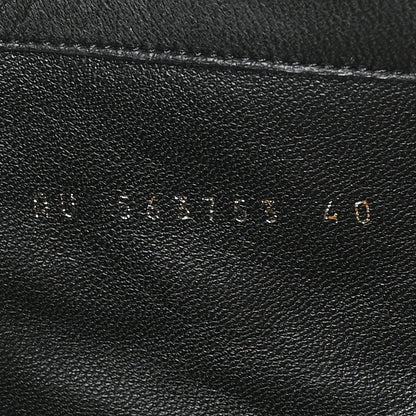 Saint Laurent Calfskin Opyum Ankle Boots 40 Black 8 of 9